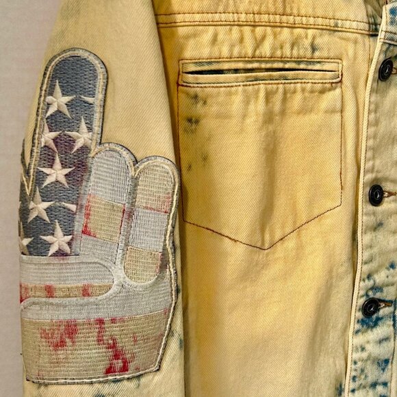 Moschino (RARE) Blonde Denim Jacket - Picture 9 of 11